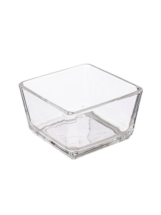 Glass Dessert Tower Stand 6 Slots Transparent Ø28.5xH5.5cm W28.5xL5.5xH5.5cm 7 Pieces