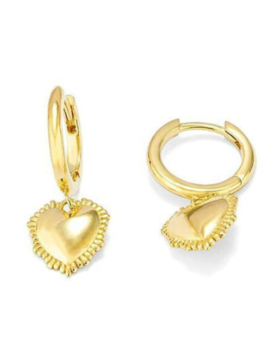 Radiant Earrings made of Steel Gold Plated