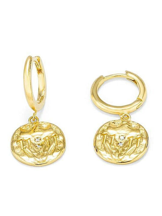Radiant Earrings made of Steel Gold Plated