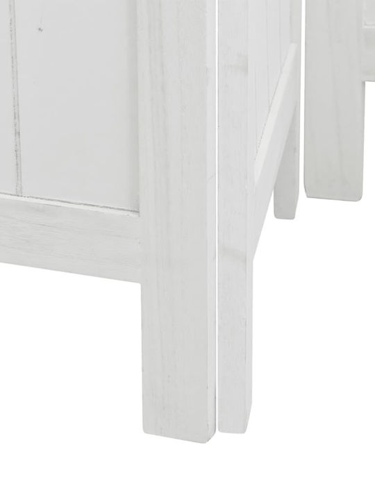 vidaXL Decorative Room Divider Wooden with 3 Panels 105x160cm