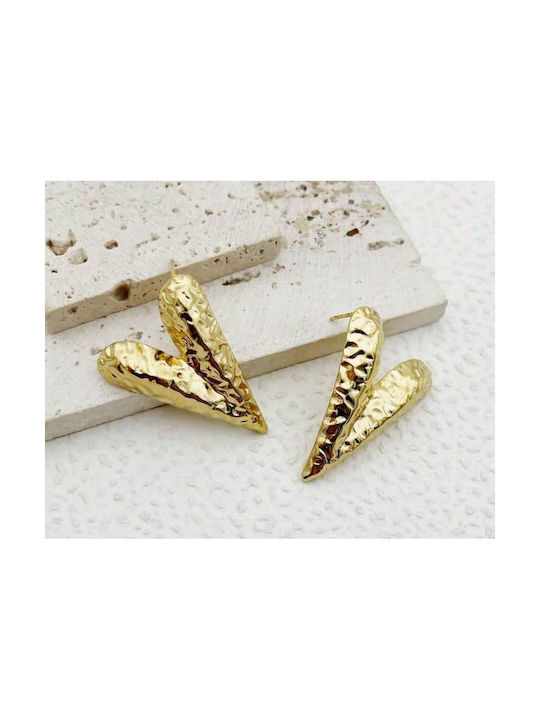 JWLS Earrings made of Steel Gold Plated