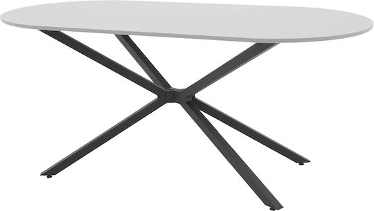 Lerdion Rectangular Dining Room Gray 180x90x75εκ. 190-000066 Lerdion Rectangular Dining Room Gray 180x90x75εκ. 190-000066
