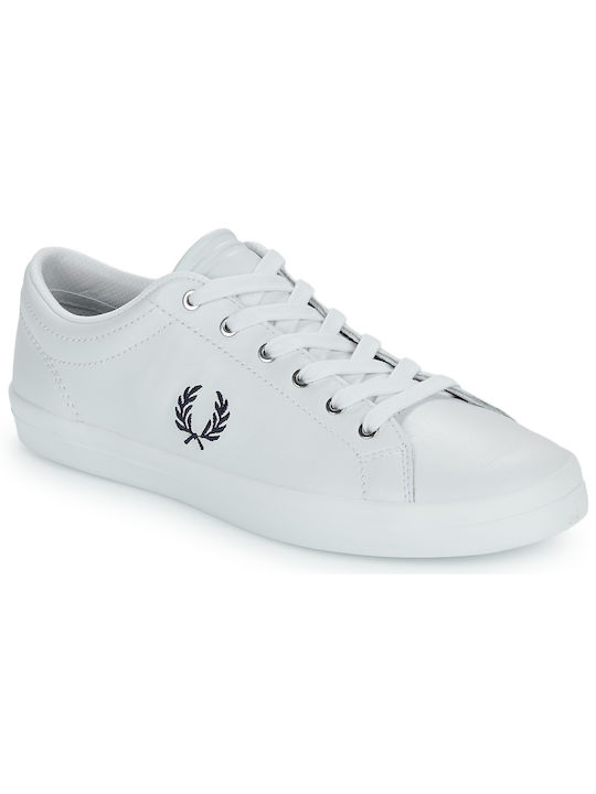 Fred Perry Baseline Ανδρικά Sneakers Λευκά