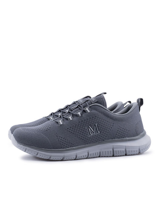 Love4shoes Herren Sneakers Grau