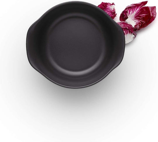 Eva Solo Serving Bowl Round Ceramic Black