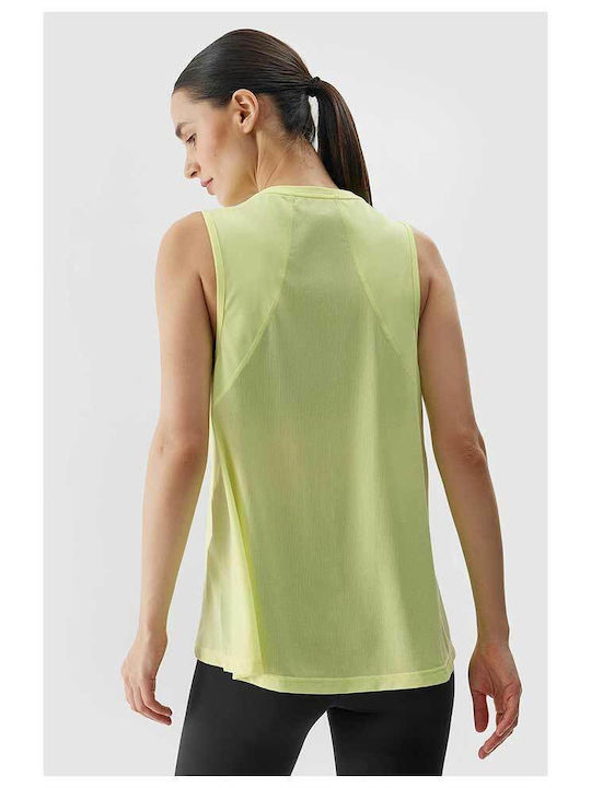 4F Women's Athletic Blouse Sleeveless Fast Drying Green