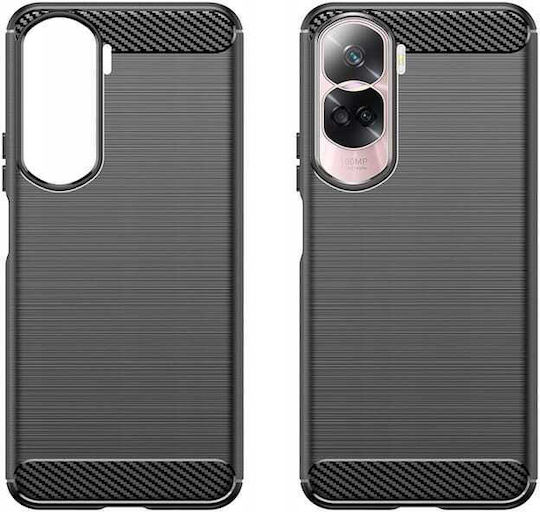 Spacecase Carbon Back Cover Silicon Negru (Honor 90 Lite - Onoare 90 Lite)