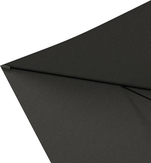 Ομπρέλα Τετράγωνη Αλουμινίου Γκρι 2x3m