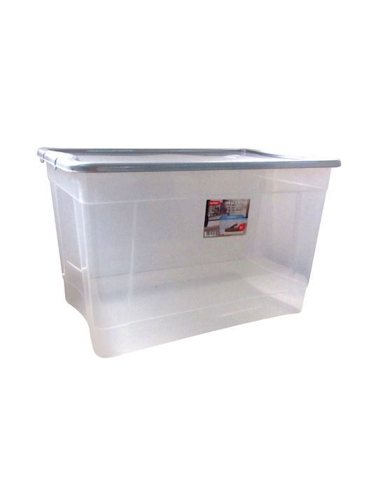 Cyclops Mega Box Plastic Storage Box with Lid Transparent 59x40x37cm 2pcs