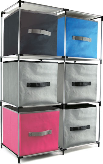 Urban Living Fabric Storage Box Gray 31x31x31cm