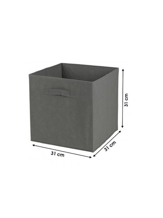 Urban Living Fabric Storage Box Gray 31x31x31cm