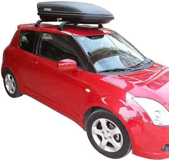 Hermes Roof Bars Aluminum (with Roof Rack Legs) Black