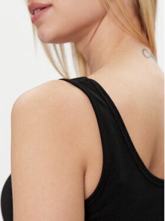 Damen Polo Ärmellose Schwarze Bluse
