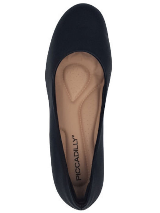Anatomic Leather Black Medium Heels