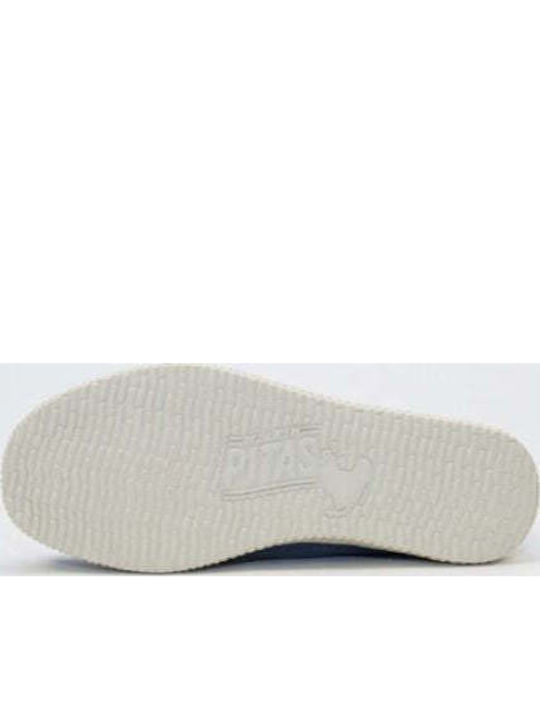 Men's Leather Moccasins Blue