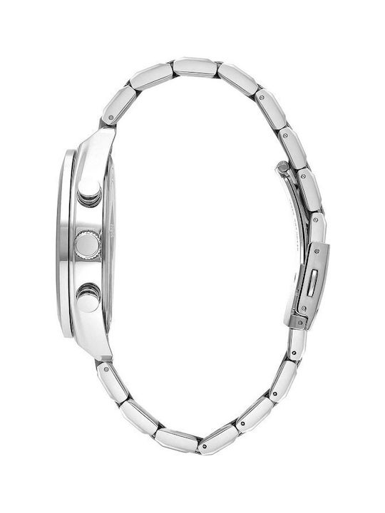 Lee Cooper Bracelet Uhr Batterie in Silber Farbe