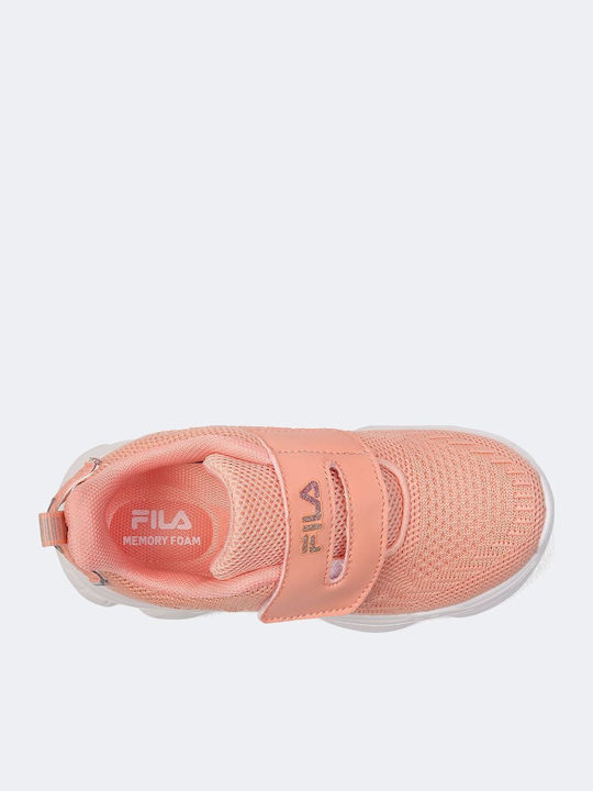 Memory Musha Παιδικά Sneakers Ανατομικά με Σκρατς Πορτοκαλί