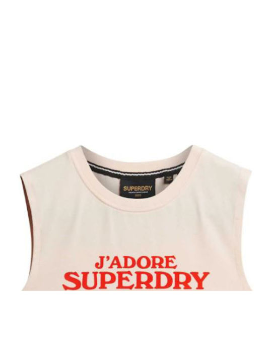 Superdry Дамска Блуза Бежова