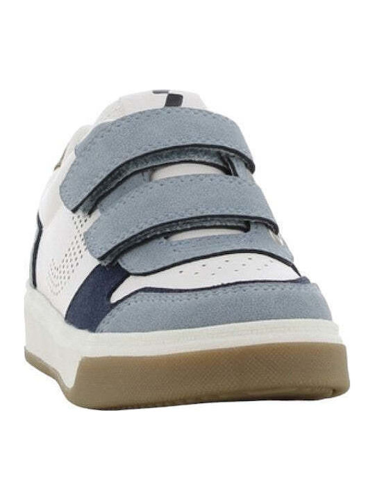 Παιδικά Sneakers Ανατομικά με Σκρατς Λευκά