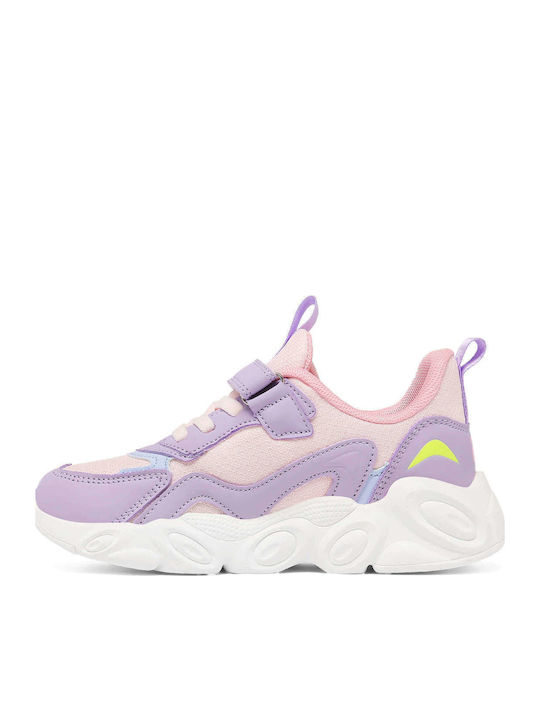 Memory Kinder Sneakers mit Klettverschluss Rosa