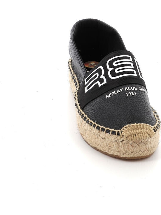 Damen Espadrilles in Schwarz Farbe