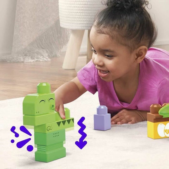 Mega Bloks Τουβλάκια Squeak 'N Chomp Dinos για 1+ Έτους 24τμχ