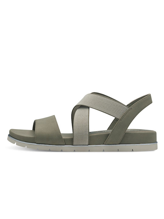 Tamaris Synthetic Leather Women's Sandals Green