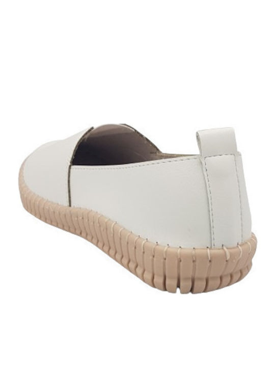 Women's Moccasins in White Color