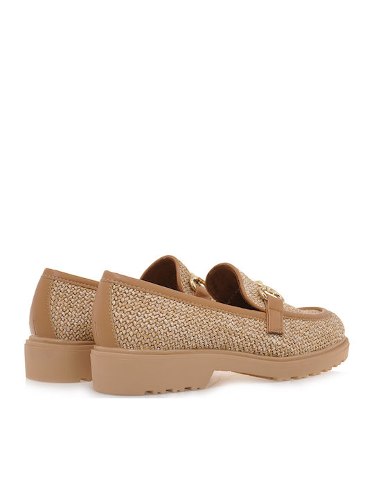 Дамски Loafers в Бежов Цвят