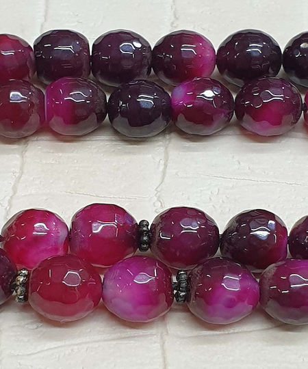 Roloi Komboloi Agate Worry Beads Multicolour 29cm
