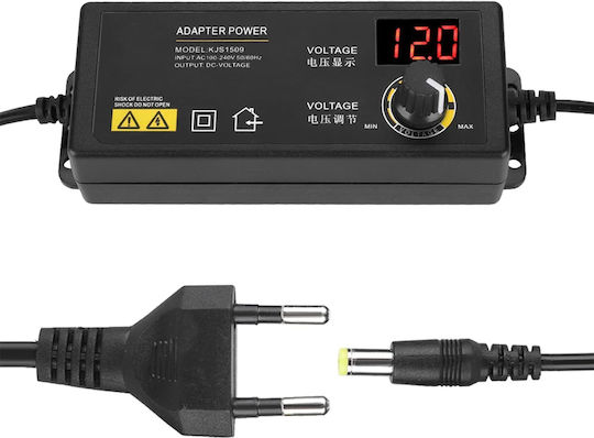 Universal Τροφοδοτικό Ρυθμιζόμενης Τάσης 12 με Ισχύ 60W (21344)