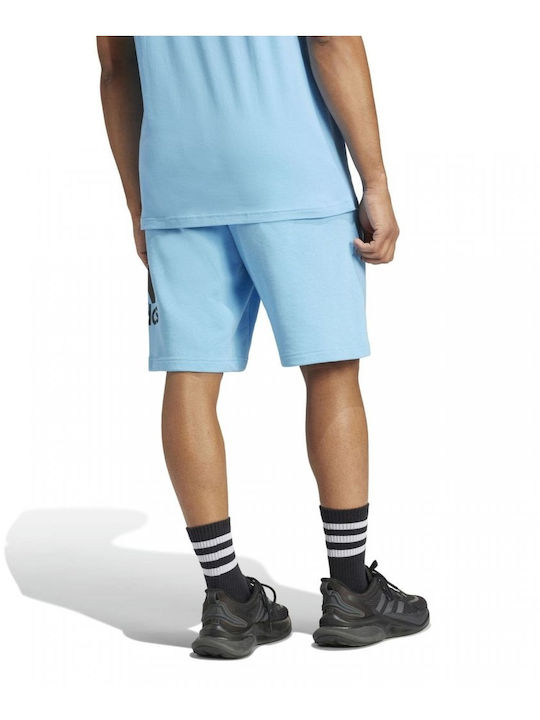 Essentials Big Logo French Terry Men's Shorts Light Blue