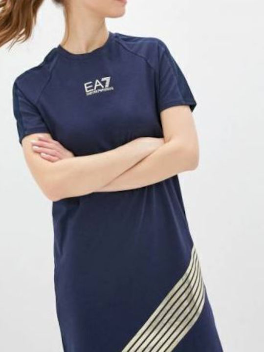 Rochii De Vară Pentru Femei Midi Tricou Rochie Albastru Marin