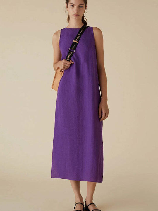 Emme Summer Shirt Dress Dress Purple