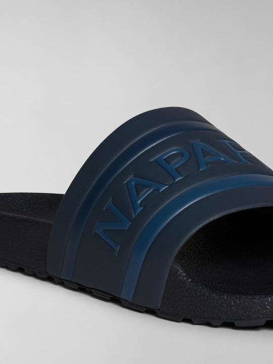 Men's Blue Slides