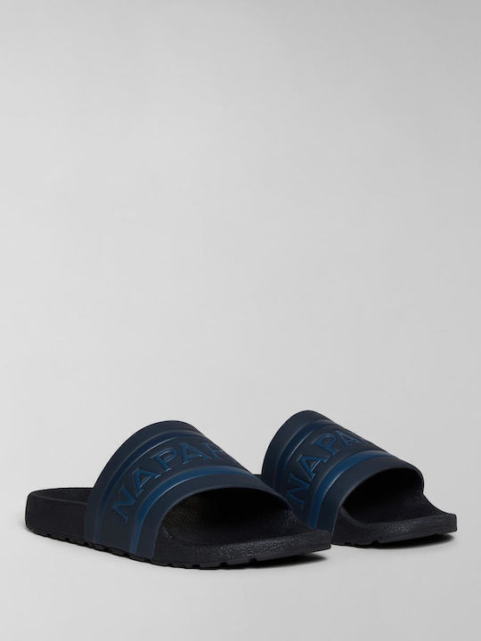 Men's Blue Slides