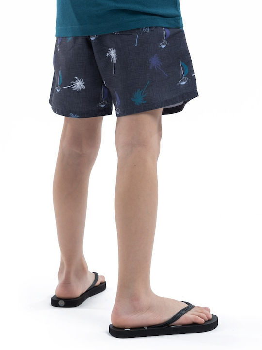 District75 Kids Swimwear Swim Shorts Charcoal