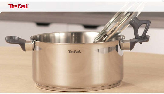 Tefal Daily Cook Deep Stainless Steel Pot 5.36lt / 24cm