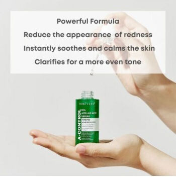 Nine Less A-Control 10% Azelaic Acid Serum Προσώπου με Έκκριμα Σαλιγκαριού & Centella Asiatica για Λάμψη 30ml