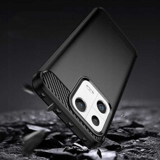 Spacecase Carbon Back Cover Σιλικόνης Μαύρο (Xiaomi 13)