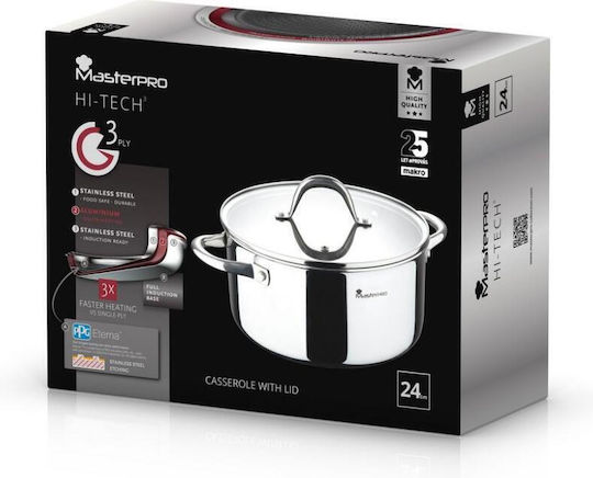 Bergner Hitech3 Rostfreier Stahl Kochtopf 28cm
