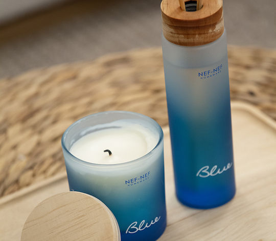 Nef-Nef Homeware Αρωματικό Κερί Blue Collection σε Βάζο με Άρωμα Βανίλια 200gr