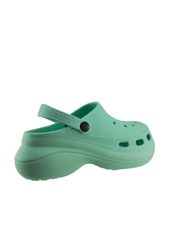 Adam's Shoes Femei Sabot Turcoaz