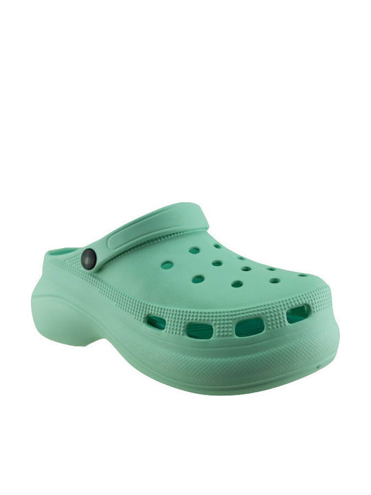 Adam's Shoes Femei Sabot Turcoaz
