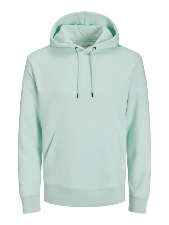 Jack & Jones Sweat Hanorac pentru bărbați cu glugă și buzunare Soothing Sea 12208157