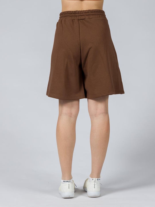 GSA Women's Sporty Bermuda Shorts Brown