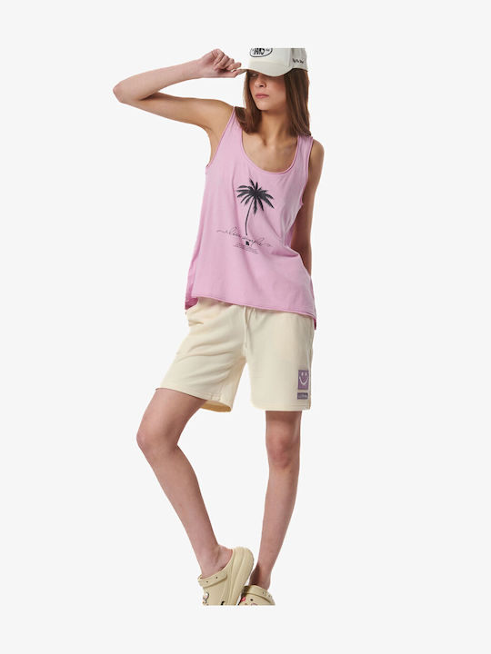 Women's High Waist Activewear Shorts Antique White