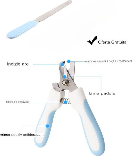 Onepet Pet Grooming Set Size Pieptene Mici pentru câini cu părul lung pentru Îngrijirea Blănii Albastru