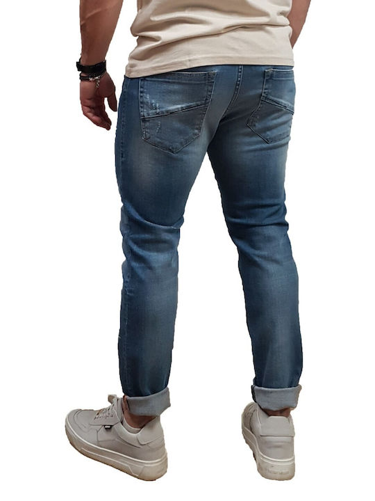 Cover Jeans Date Ανδρικό Παντελόνι Τζιν Slim Fit Tapered Blue
