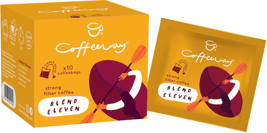 Coffeeway Καφές Φίλτρου Arabica Blend Eleven Αλεσμένος 10x7.5gr